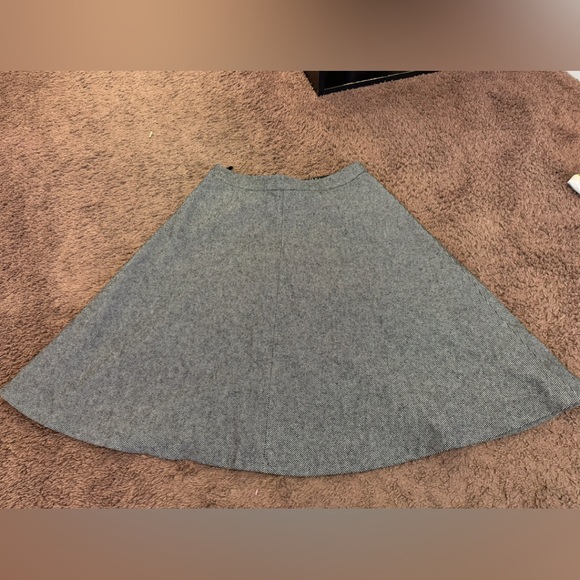 Indivi Dresses & Skirts - 2 FOR $20 Indivi Japanese Tweed A Line Midi Skirt Black White Gray Size M